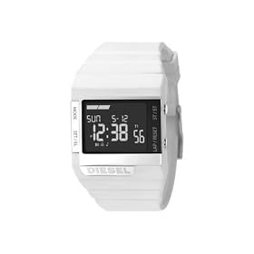 Diesel - DZ7131 - Montre Homme - Quartz Digitale - Bracelet en Plastique Blanc