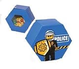 Baril de Rangement Lego Hexagonal Bleu