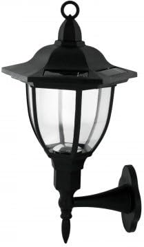 Solar Yard Light Fixture, Install on Fence or Wall