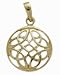 Celtic Knot 10 Karat Yellow Gold Pendant
