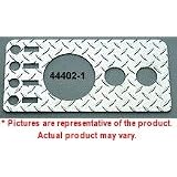 Dash Panel Cover Diamond Plate Black Without Radio Cutouts 1976-1986 Jeep CJ5, CJ7,... by Warrior