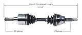 Prime Choice Auto Parts DSK120 CV Front Left Axle Shaft Assembly - New - Why buy rebuilt when you can buy new?