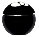 Kitchen & Housewares : Sagaform Flora Sugar Bowl with Lid, Black