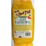 Bob's Red Mill Organic Gluten-Free Whole Ground Golden Flaxseed Meal -- 1 lb