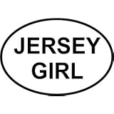 JERSEY GIRL Oval Bumper Sticker
