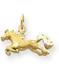 14k Gold Horse Charm