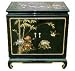 Asian Furniture & D&eacute;cor - 26" Ming Design Chinese Lacquer Oriental End Table Nightstand HA2011