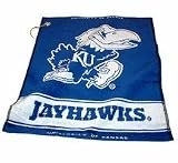 Kansas Jayhawks 16 x 19 Woven Golf Towel (Set of 2)