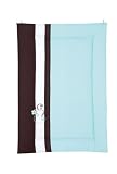 Urra 340-1069-00 - Krabbeldecke mit Applikation ca. 100/135 choccolata-t&uuml;rkis