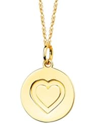 Gold Pendant in 14K Yellow Gold