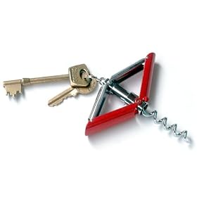 Key Ring Pocket Corkscrew Wine Bottle Opener by SuckUK