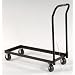 Justrite 84001 Cabinet Rolling Cart, Welded Heavy Duty Steel, 500lbs Capacity, 43-1/4" Width x 42" Height x 18-1/4" Depth