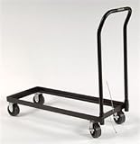 Justrite 84001 Cabinet Rolling Cart, Welded Heavy Duty Steel, 500lbs Capacity, 43-1/4