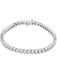 Diamond Tennis Bracelet 14K White 67412