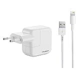 iProtect Premium Zubeh�r SET mit 10W Power Adapter Netzteil / Charger + USB Datenkabel / Ladekabel / Connector f�r iPad MINI, iPhone 5 G, iPod Touch 5G, iPod Nano 7G - mit neuem 8 Pin Anschluss - in WEISS / wei� / whitevon "iprotect"