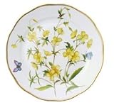 Herend American Wildflowers Evening Primrose Dinner Plate