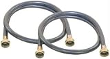 CAMFF62PK RUBBER BLACK WASHING MACHINE HOSE (6')