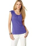 Style&co. Eyelet-Cap-Sleeve Top