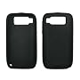 Black Soft Silicone Gel Skin Cover Case for Nokia E72 [Accessory Export Packaging]