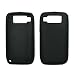 Black Soft Silicone Gel Skin Cover Case for Nokia E72 [Accessory Export Packaging]