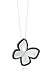 10k White Gold Butterfly White Mother-Of-Pearl