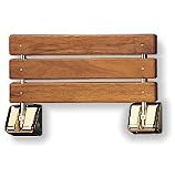 Steamist SBS-101B Tilt-Up Bath & Shower Seat, Polished Brass