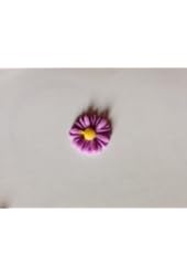 PURPLE SUNFLOWER DAISY Floating Charm
