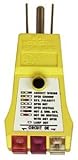 110V AC Receptacle Tester with G.F.C.I. - - AMP Amprobe Div. of SPX Corp - AMPPY2
