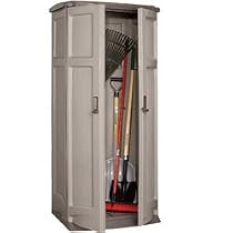 Suncast GS1250B Vertical Tool Shed, 20-cubic ft