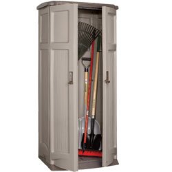 Suncast GS1250B Vertical Tool Shed, 20-cubic ft