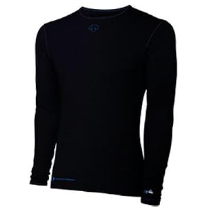 Buy Descente 2009 10 Mens Pro-V Mid Long Sleeve Cycling Baselayer - Black - 21532bk by Descente