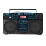 UPC 025669175418 product image for Lasonic i-931BT (i931BTQ) Wireless Bluetooth Ghetto Blaster Black Boombox MP3 Pl | upcitemdb.com