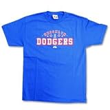 (マジェスティック)Majestic MLB ロサンゼルス・ドジャース チケット ヒストリー Tシャツ（ブルー）