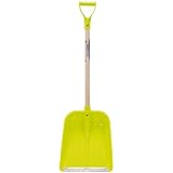 D2オリジナル　雪かき用　金具付スコップ　緑