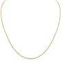 14k Yellow Gold 1.5mm Italian Rolo Chain Necklace, 18"