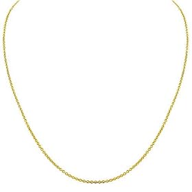 14k Yellow Gold 1.5mm Rolo Chain Necklace, 24 by Amazon.com Collection