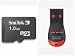 SanDisk 1 GB MicroSD Card (Retail Package) + MobileMate Micro MicroSD / MicroSDHC / M2 Card Reader (Bulk Package)