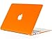 Kuzy Rubberized Hard Case Cover SeeThru for New Apple MacBook Air 13.3-Inch - A1369/A1466 - Aluminum Unibody - Orange