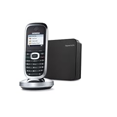 Siemens Gigaset SL375 DECT Schnurlostelefon mit Anrufbeantworter Bluetooth und Picture CLIP schwarz/chrom