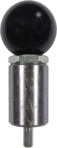 Pull Pin - Round Handle - 1-1/2" Length x 1" Diameter Steel Barrel - 1/4" Diameter Steel Spring-Loaded Plunger
