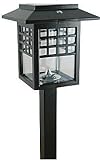 Woods Industries 91234 Moonrays Prairiescape Single Contemporary Antique Brown Solar Fixture