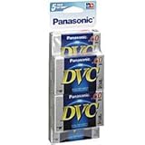 Panasonic AY-DVM60EJ5P MiniDV Tapes (60 Minute, Pack of 5)
