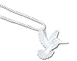 Solid Sterling Silver Hummingbird Necklace