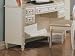 Alexandria Bedroom Collection Desk - White Pearl