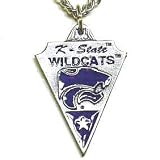 Kansas State Wildcats Logo Pendant Chain Necklace - NCAA College Athletics Fan Shop Sports Team Merchandise