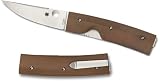 Spyderco Nilakka G-10 Plain Edge Knife, Brown