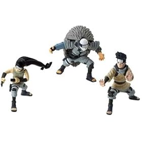 Naruto Battle Packs Action Figure(Sound Ninja Action Figure Multi-Pack) - Zaku Abumi, Dosu Kinuta, Kin Tsuchi,Naruto Action Figure,Naruto Figure,Naruto,Zaku Abumi Naruto Action Figure, Dosu Kinuta Naruto Action Figure, Kin Tsuchi Naruto Action Figure