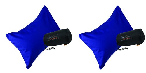Trekmates Inflatable Deluxe Camping/Travel Pillow - Twin Pack (2 Pillows)