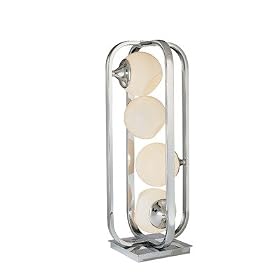 George Kovacs P826-077 Table Lamp Chrome Opal Glass