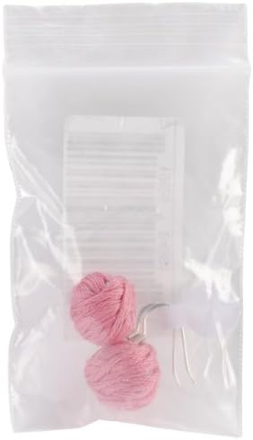 Life Without Gluten Yarn Ball Handmade Earrings, Pink, 2-Pack